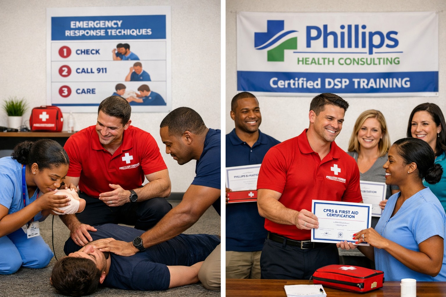 CPR training session